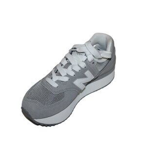 NEW BALANCE WOMEN'S GREY 574+ SNEAKERS